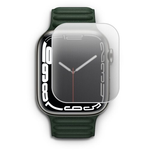 Гидрогелевая защитная пленка на Apple Watch 7 (45 mm)/ Эпл Вотч 7 45 мм на экран матовая силиконовая клеевая основа 2 шт, Brozo
