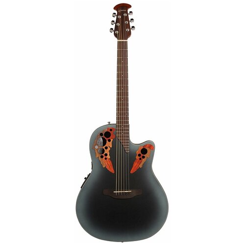 Электроакустическая гитара OVATION CE44-RBB Celebrity Elite Mid Cutaway Reverse Blue Burst электроакустическая гитара ovation cs24c 4 celebrity standard mid cutaway natural