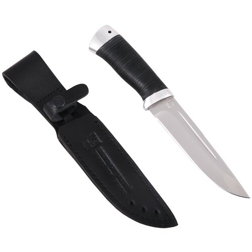 фото Нож туристический "бекас" (сталь 95x18, кожа) златоустовский оружейный завод