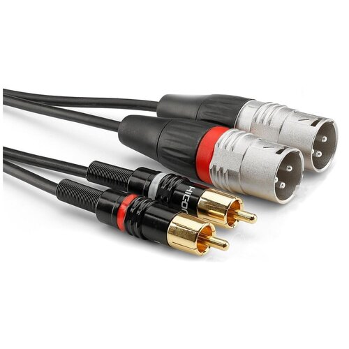 Инструментальный кабель Basic HBP-M2C2-0150 кабель аудио 2xrca 2xxlr roxtone racc190 1 5 1 5m
