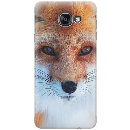 фото Силиконовый чехол на samsung galaxy a7 (2016) / самсунг а7 2016 с принтом "спокойный лис gosso
