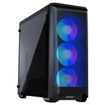 Корпус PHANTEKS Eclipse P400A, Black, Digtial RGB Lighting, боковая панель Tempered Glass, Mid-Tower (PH-EC400ATG_DBK01) - изображение