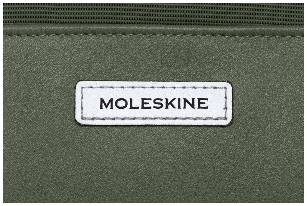 Рюкзак Moleskine Metro зеленый 31x47x13см - фото №3