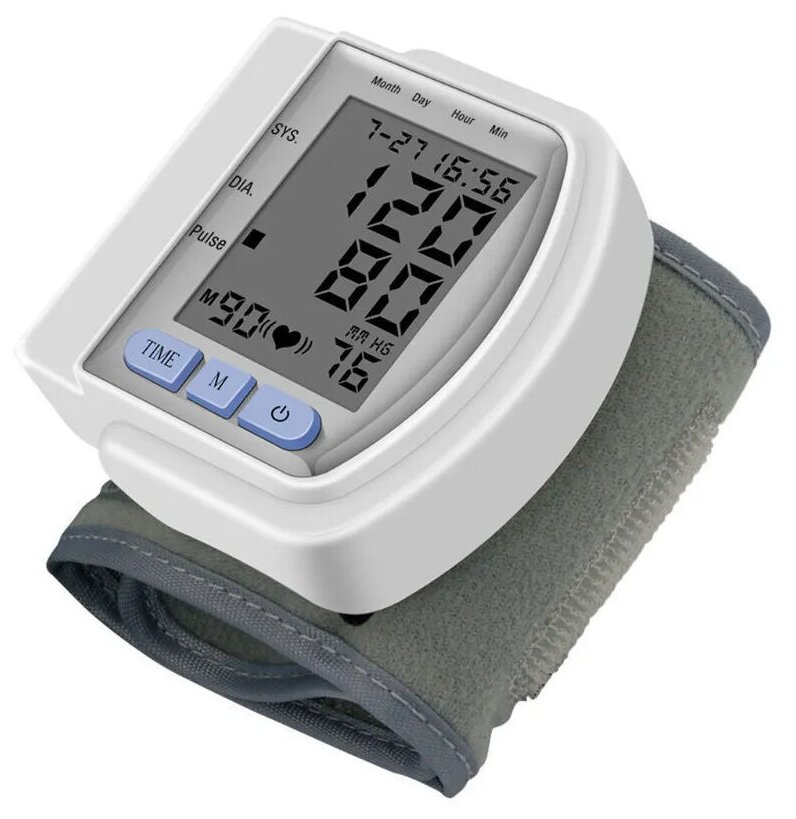 Цифровой тонометр Blood Pressure Monitor CK-102S на запястье