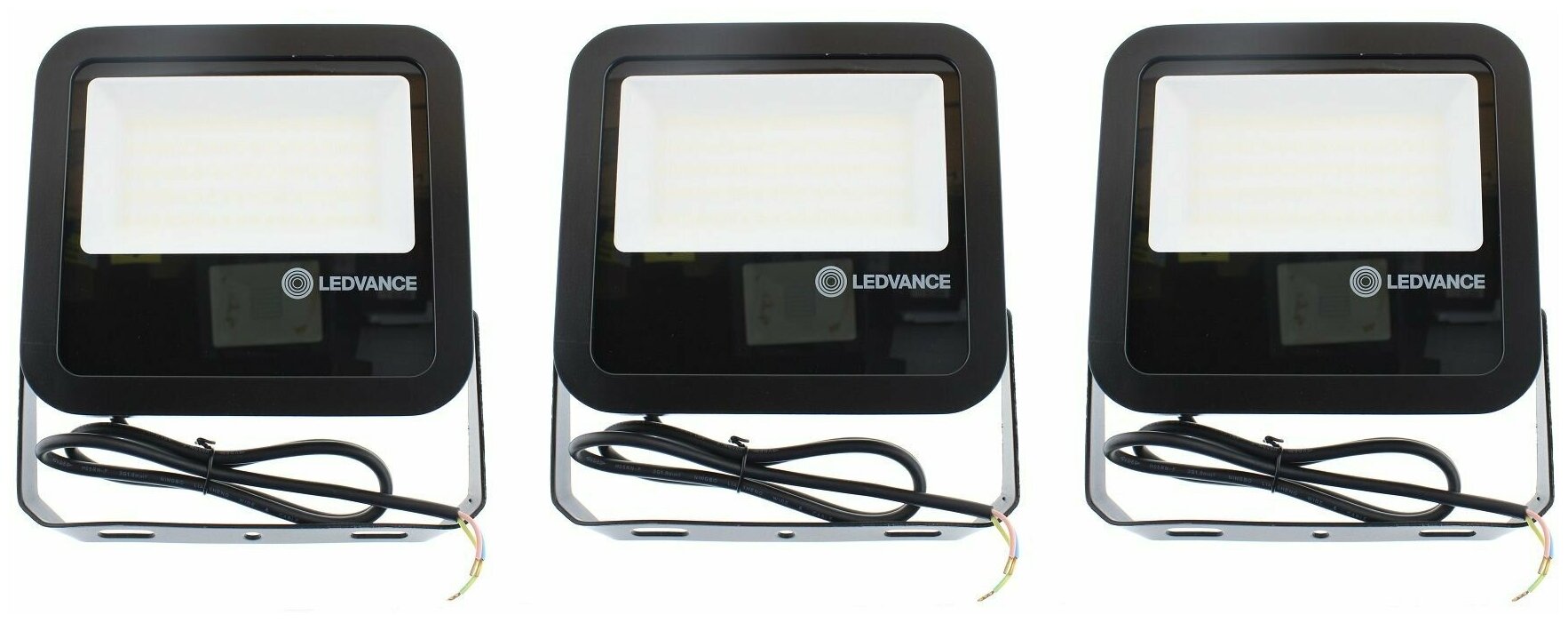 Прожектор светодиодный LEDVANCE до 65Вт 6500К IP65 черный (3 шт)
