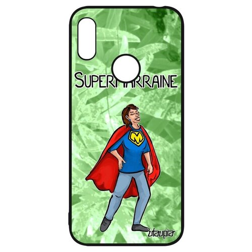 фото Противоударный чехол на телефон // huawei y6 2019 // "суперкрестная" смешной крестины, utaupia, светло-зеленый