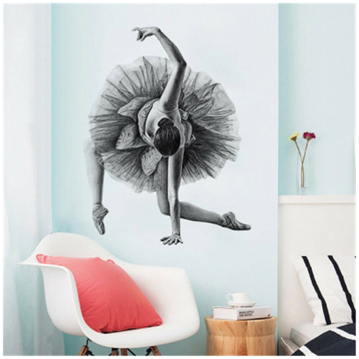 Интерьерные наклейки на стену BARRS "Балерина". — фото 1