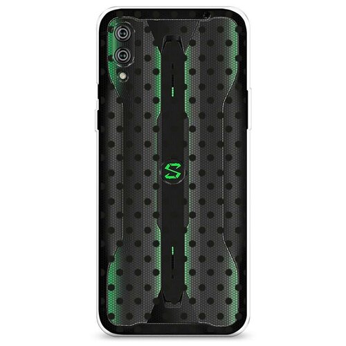 фото Силиконовый чехол "сетка в горох черная" на xiaomi black shark 2 pro / сяоми блэк шарк 2 про case place