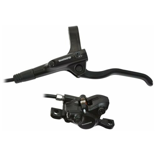 Тормоз дисковый Shimano MT200, задний BR, правый BL, полимерные колодки, 1700 мм