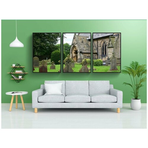 фото Набор модулных постеров для интерьера "древний, архитектуры, строительство" 60x90 см. в тубусе, без рамки lotsprints