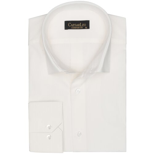 Рубашка мужская длинный рукав CaesarLeo COMFORT FIT Светло-Бежевый