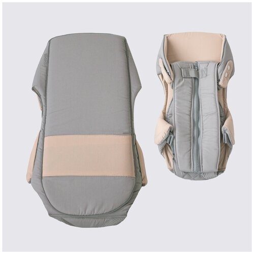 Рюкзак-кенгуру «Дискавери», цвет серый, 5 положений, 2-15 кг