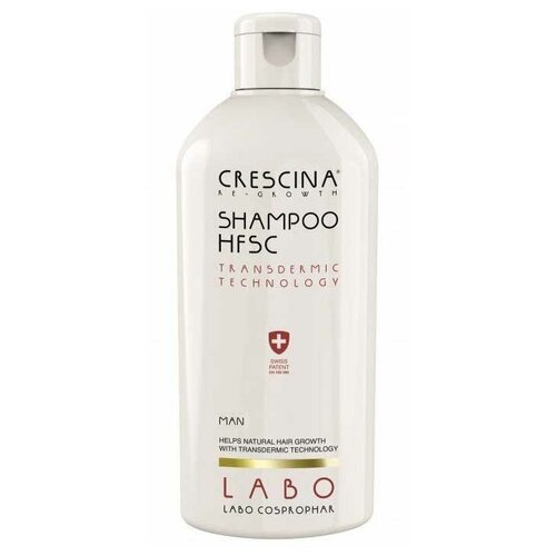 Crescina Шампунь Transdermic HFSC Shampoo для Мужчин, 200 мл