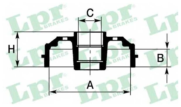 Барабан тормозной RENAULT LOGAN/CLIO/MEGANE (d 203mm) LPR 7D0388