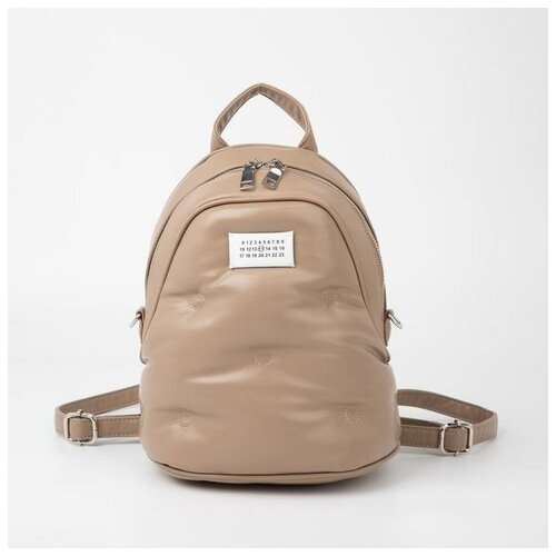 фото Рюкзак, отдел на молнии, наружный карман, цвет бежевый нет бренда