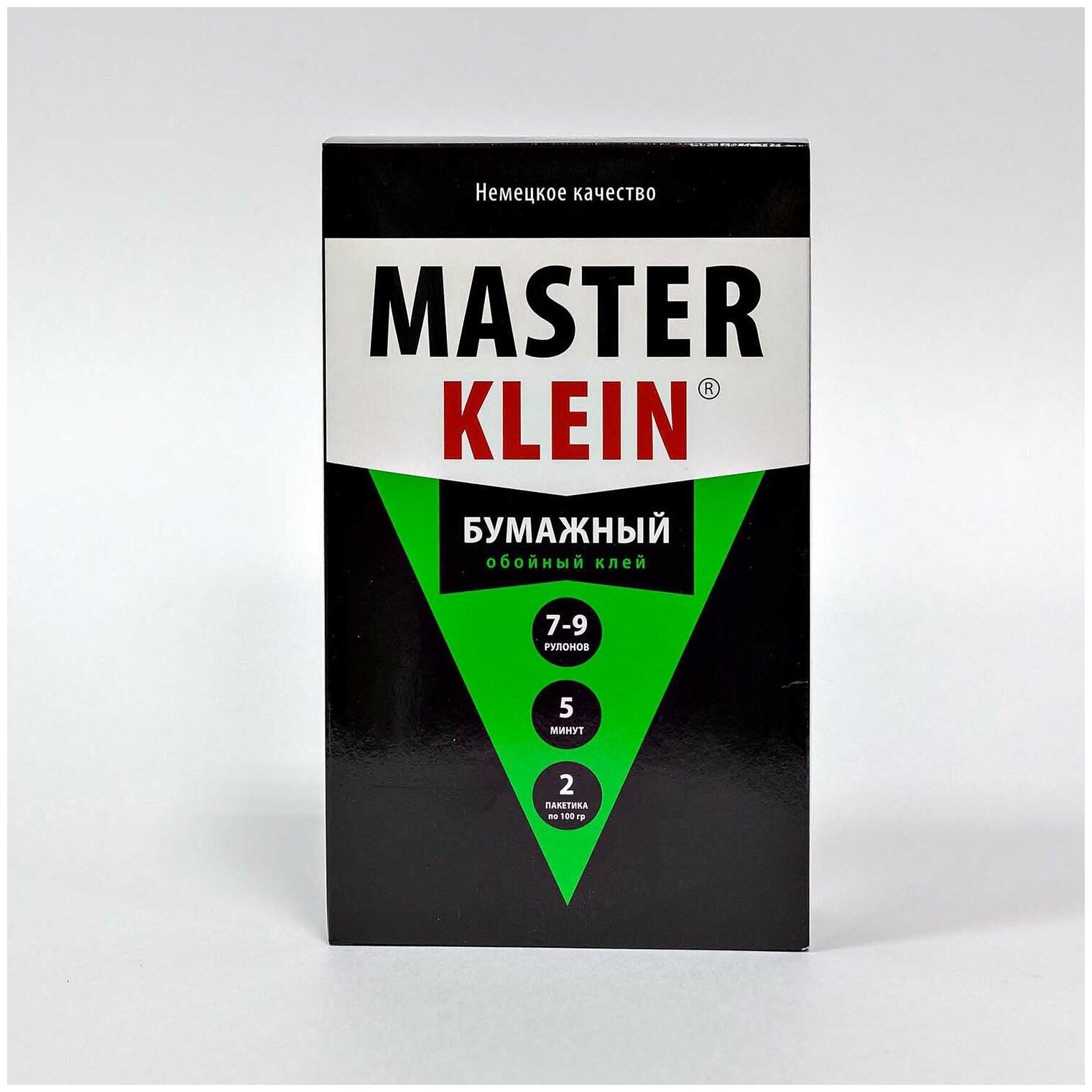 Клей обойный "Master Klein" для бумажных обоев 200гр (7-9рулонов, 40м2) жест. пачка