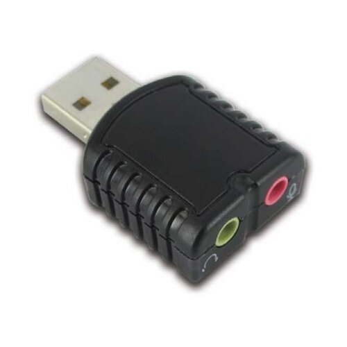 Внешняя звуковая карта Speed Dragon USB Черная .