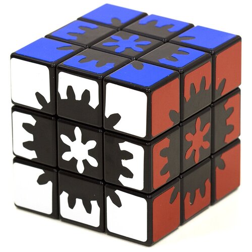 Шестеренчетая головоломка LanLan 3x3 Geary Cube Черный shengshou gigaminx 5x5x5 magic cube 3x3 megaminx 4x4 5x5 6x6 7x7 teraminx cube wumofang cube yeselite kilominx