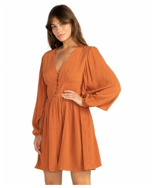 Платье BILLABONG, размер S, оранжевый