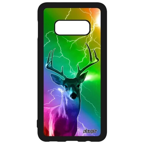 фото Ударопрочный чехол на смартфон // samsung galaxy s10e // "олень" лось самец, utaupia, цветной