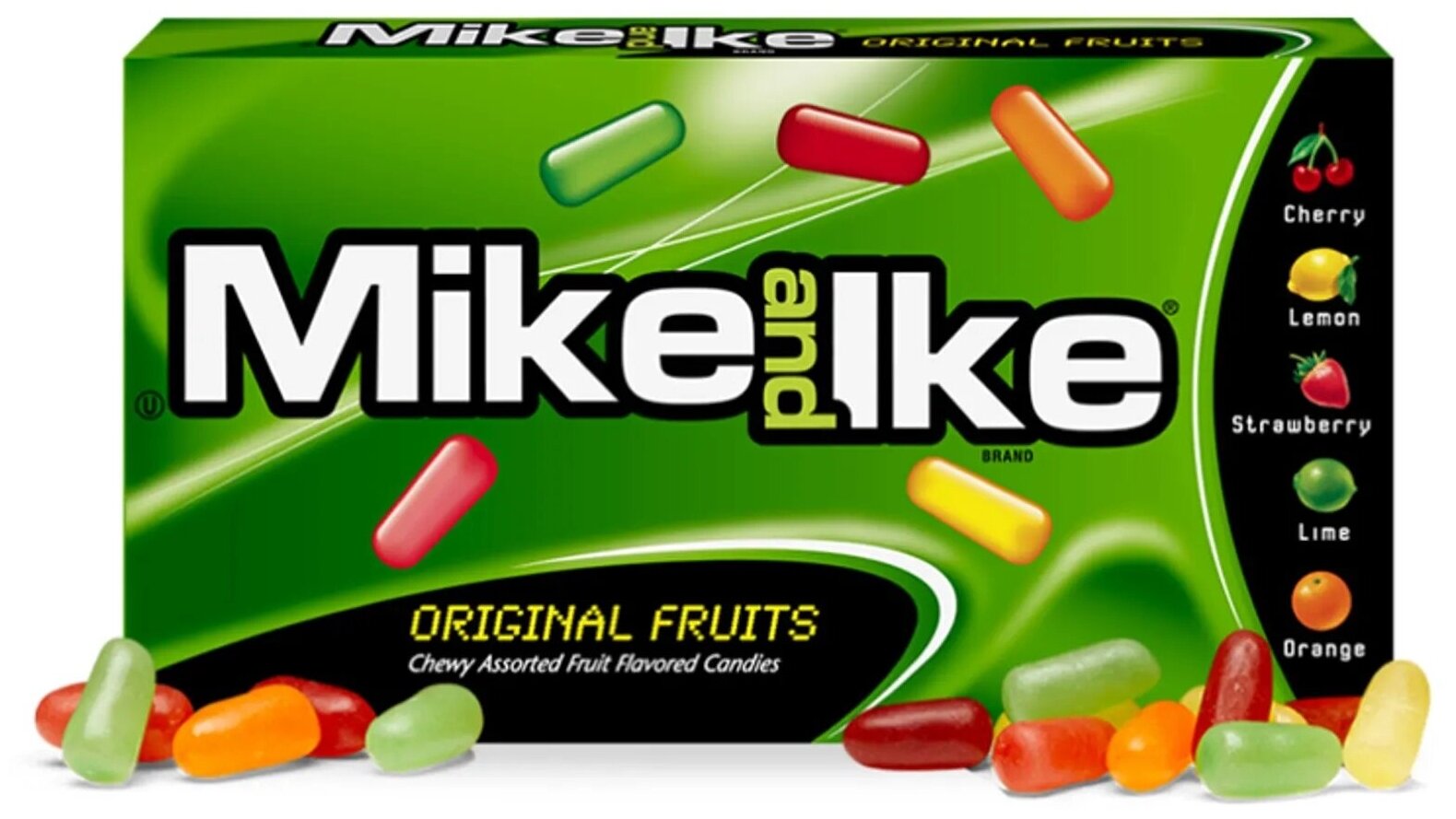 Конфеты Mike and Ike Original Fruits / Майк энд Айк Оригинал Фрукт 141 г. (США) - фотография № 2