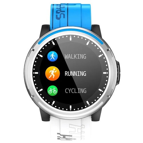 Смарт часы фитнес браслет Tiroki S26 мужские наручные с пульсометром шагомером счетчиком калорий smart watch водонепроницаемыесиние 299000₽