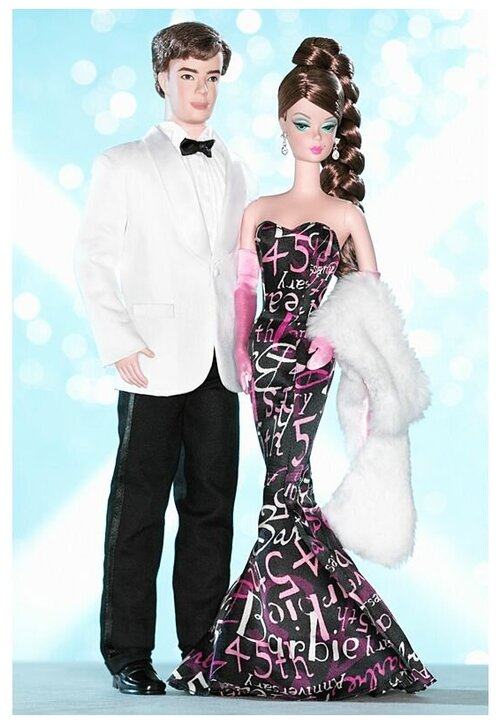 Подарочный набор кукол Barbie 45th Anniversary Barbie and Ken (Барби и Кен Юбилей 45 лет)