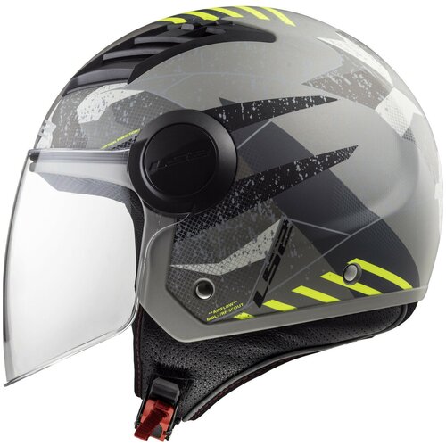 фото Шлем ls2 of562 airflow camo (m, matt titanium yellow)