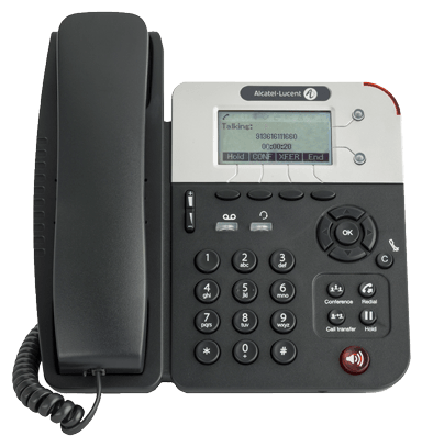 Телефон Alcatel-Lucent Ent Alcatel-Lucent 8001 Deskphone w/o power supply - SIP phone with 2 SIP accounts, 2 Gigabit Ethernet ports,POE or power conne