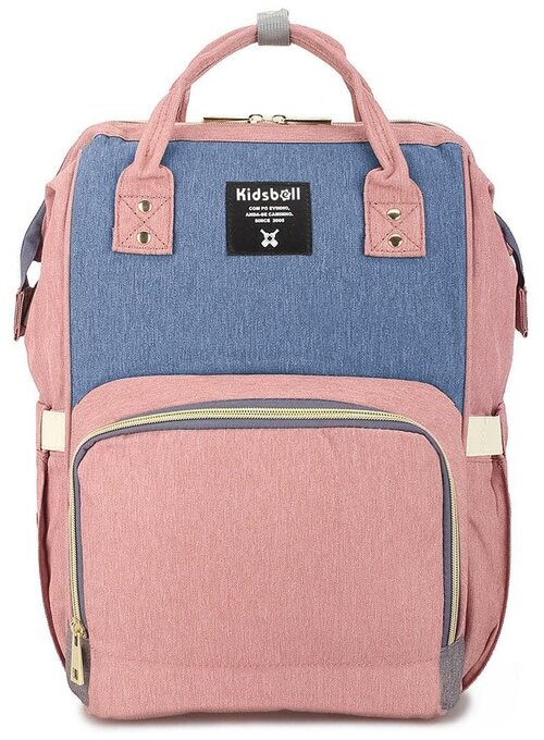 Рюкзак бочонок LeKiKO, фактура гладкая, фиолетовый, розовый