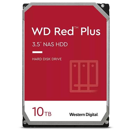 Внутренний HDD диск WD Red Plus 10TB, SATA3, 3.5