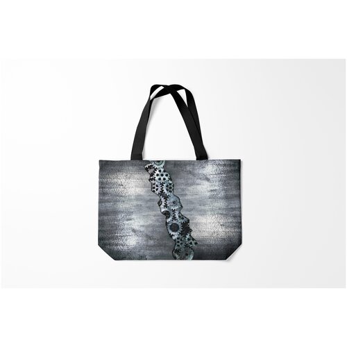 фото Сумка-шоппер / 46х35 см / популярные иллюстрации / текстуры шестеренки burnettie