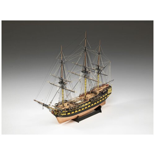 Сборная модель корабля от Amati (Италия), флагман HMS Vanguard, 1714х486х895 мм, М.1:72 сборная модель корабля из дерева от corel италия парусник hms endeavour 780х240х660 мм м 1 60