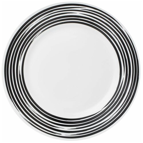 фото Тарелка обеденная brushed black 27 см, стекло, corelle, 1118390