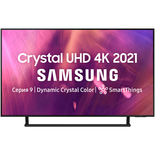 50 Телевизор Samsung UE50AU9000U 2021 VA, черный 58 телевизор samsung ue58au7160u 2021 led hdr серый титан