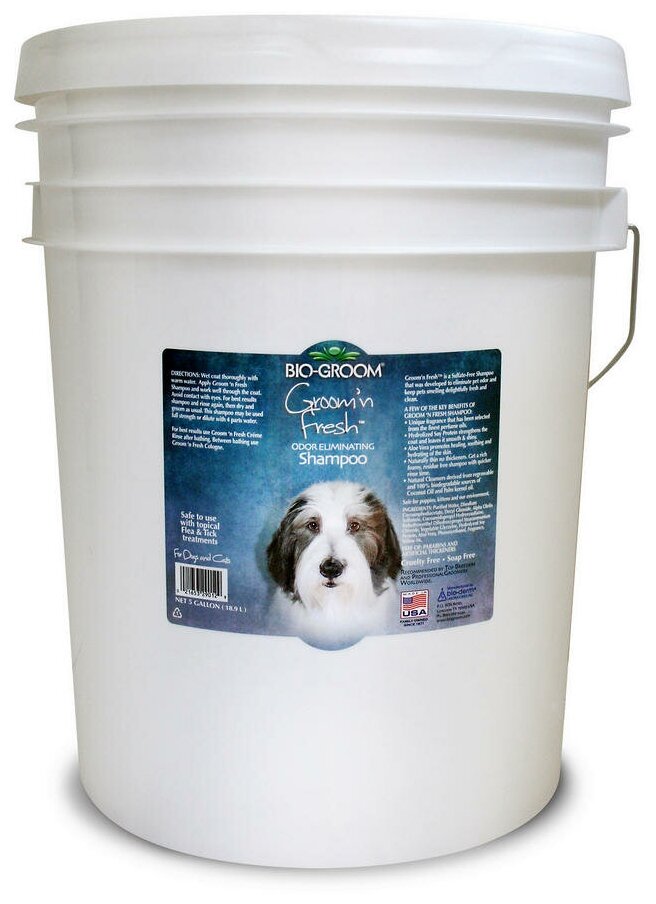 Groom 'n Fresh дезодорирующий шампунь для собак 19 л (5 Gallon)