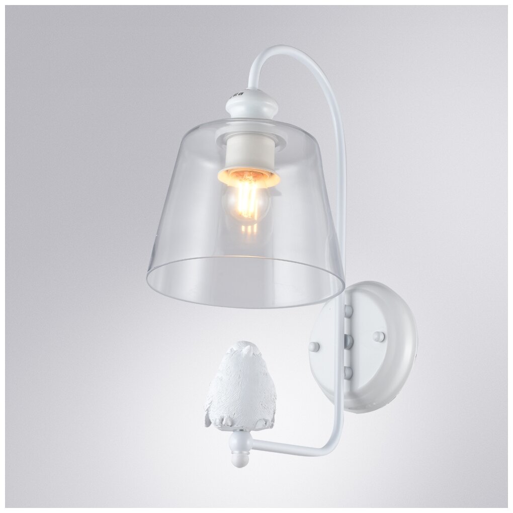 Настенный светильник Arte Lamp Passero A4289AP-1WH, 40 Вт - фотография № 2