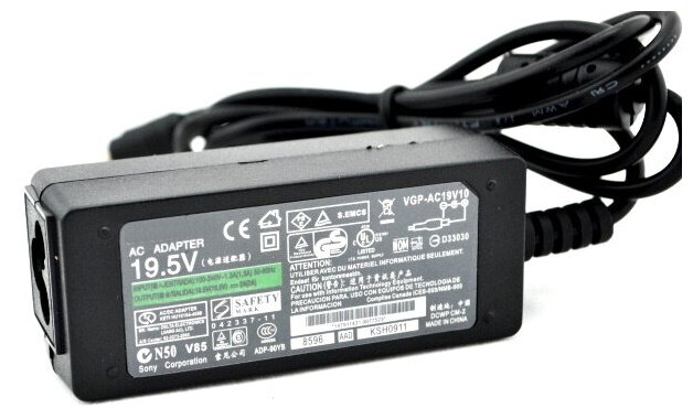 Блок питания (зарядка) для ноутбука SONY 19.5V 2A (6.5*4.4) (Сетевая)