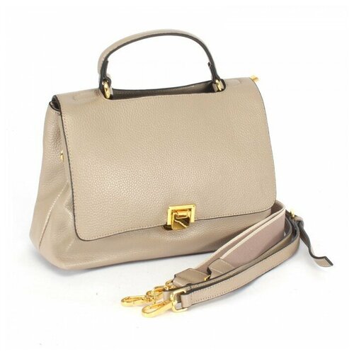 фото Сумка женская натуральная кожа opi-211, 2отд, 2плеч/рем, бежевый 238824 аделия