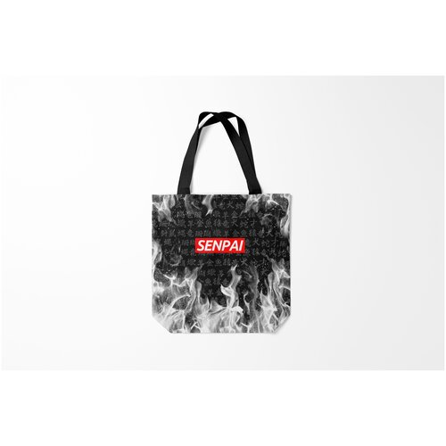 фото Сумка-шоппер / 40х40 см / аниме / senpai burnettie