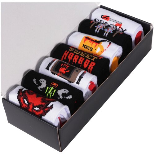 фото Набор из 7 пар мужских носков moscowsocksclub №м18 микс, размер 27 (41-43)