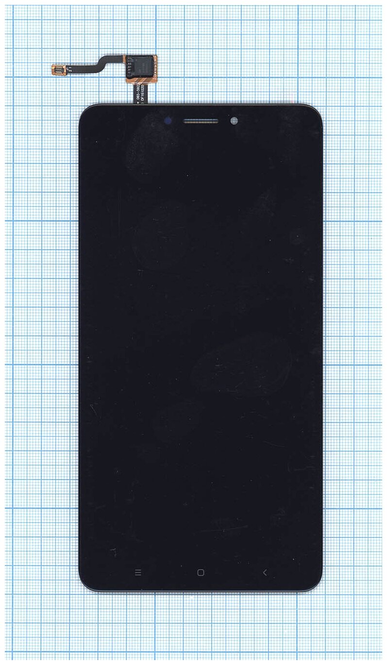 Дисплей (экран) в сборе с тачскрином для Xiaomi Mi Max 2 черный / 1920x1080 (Full HD)