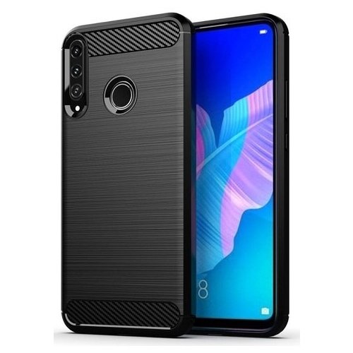 фото Чехол на телефон huawei p40 lite e, серии carbon (карбон стиль) черный цвет от caseport