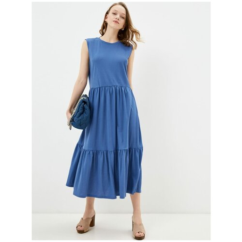 Облегающее платье INCITY, цвет синий, размер XS