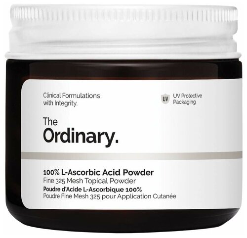 The Ordinary / Deciem / Антивозрастной Порошок L-Аскорбиновой Кислоты для осветления кожи / 100% L-Ascorbic Acid, 20 г