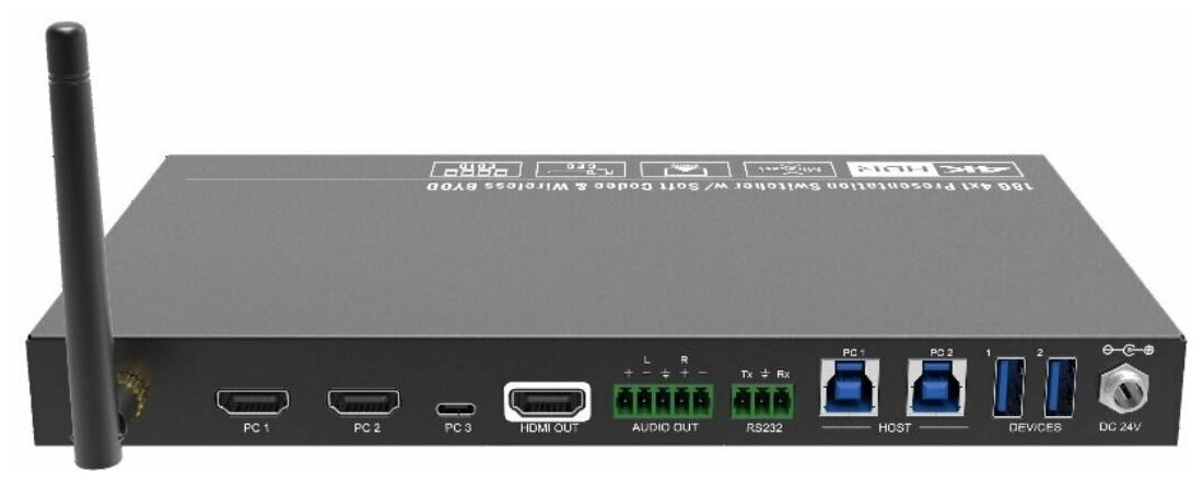 AV-BOX SCU41-BYOD Презентационный Wi-Fi коммутатор с интеллектуальным интерфейсом