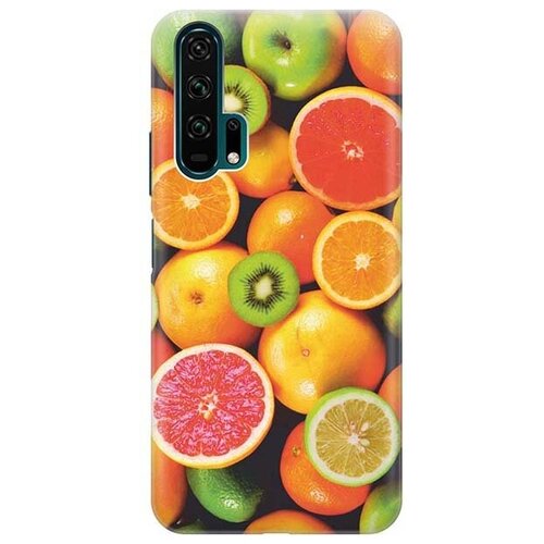 фото Ультратонкий силиконовый чехол-накладка для honor 20 pro с принтом "сочные фрукты" gosso