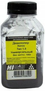 Стоит ли покупать Девелопер Hi-Black Универсальный для Xerox Тип 1.0, 100 г, банка? Отзывы на Яндекс Маркете