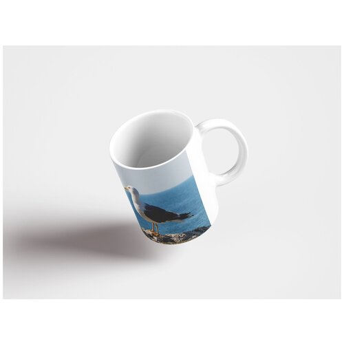 фото Кружка "море, камень, летом 320 мл. белая lotsprints