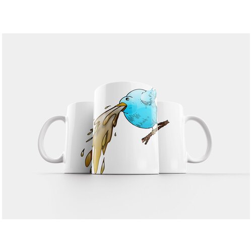 фото Кружка "твиттер, твитнуть, птица" 320 мл lotsprints
